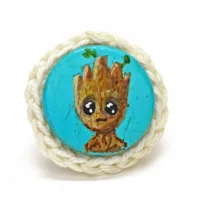 Broșă Baby Groot drăguț