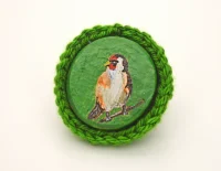 Broșă Sticletele Călător