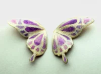 Cercei din rășină - Lilac Pearl