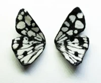 Cercei din rășină - Marbled white