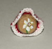 Broșe pictate - Flori