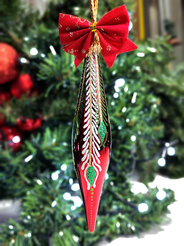 Ornament de brad pictat 1 - imagine 2