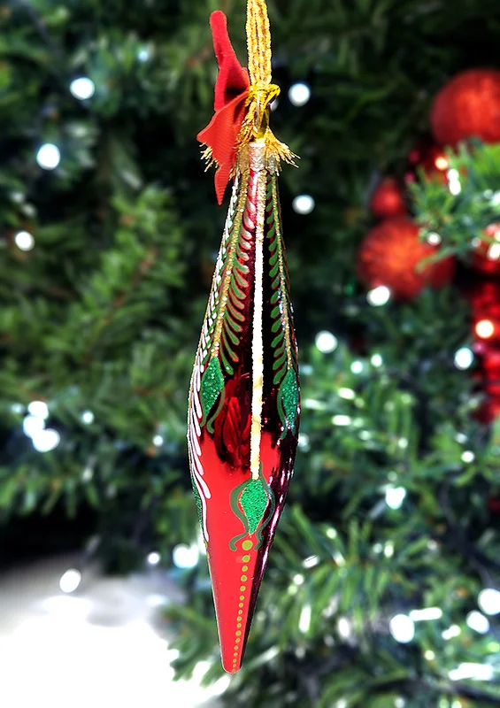 Ornament de brad pictat 1 - imagine 3