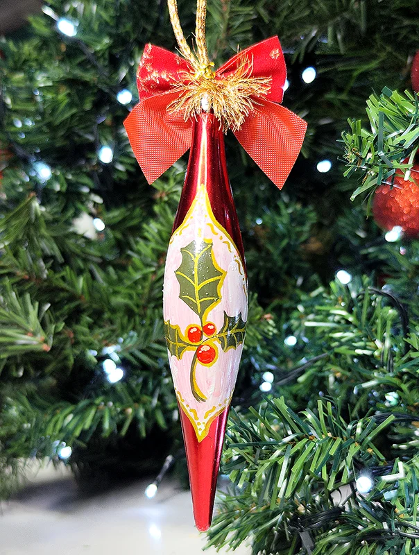 Ornament de brad pictat 3 - imagine 4