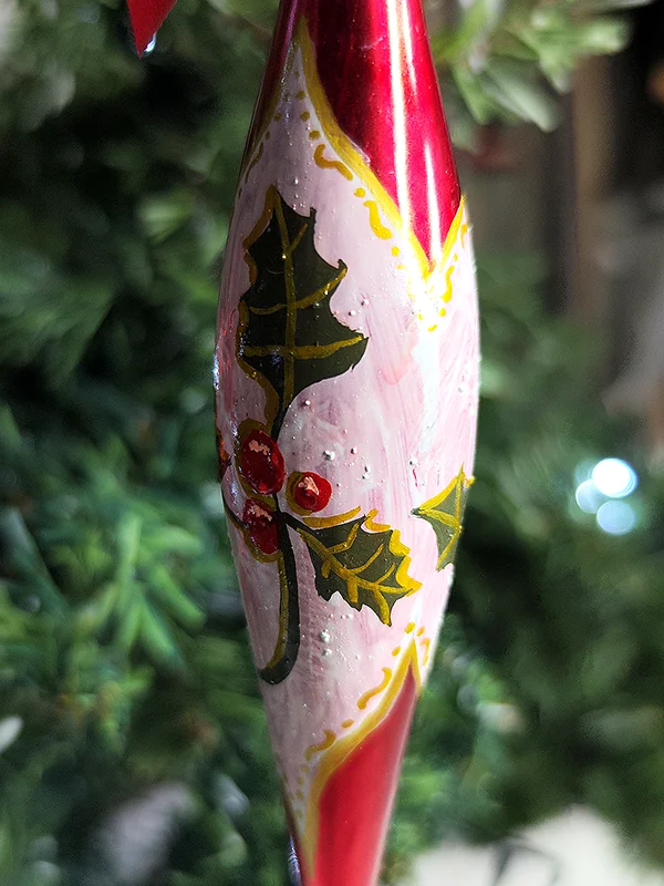Ornament de brad pictat 3 - imagine 2