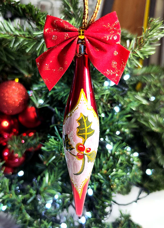 Ornament de brad pictat 3