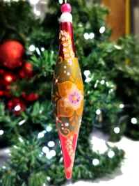 Ornament de brad pictat 4