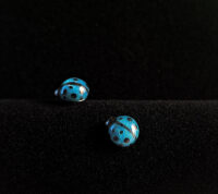 Cercei din rășină - Mămăruțe ceruleum